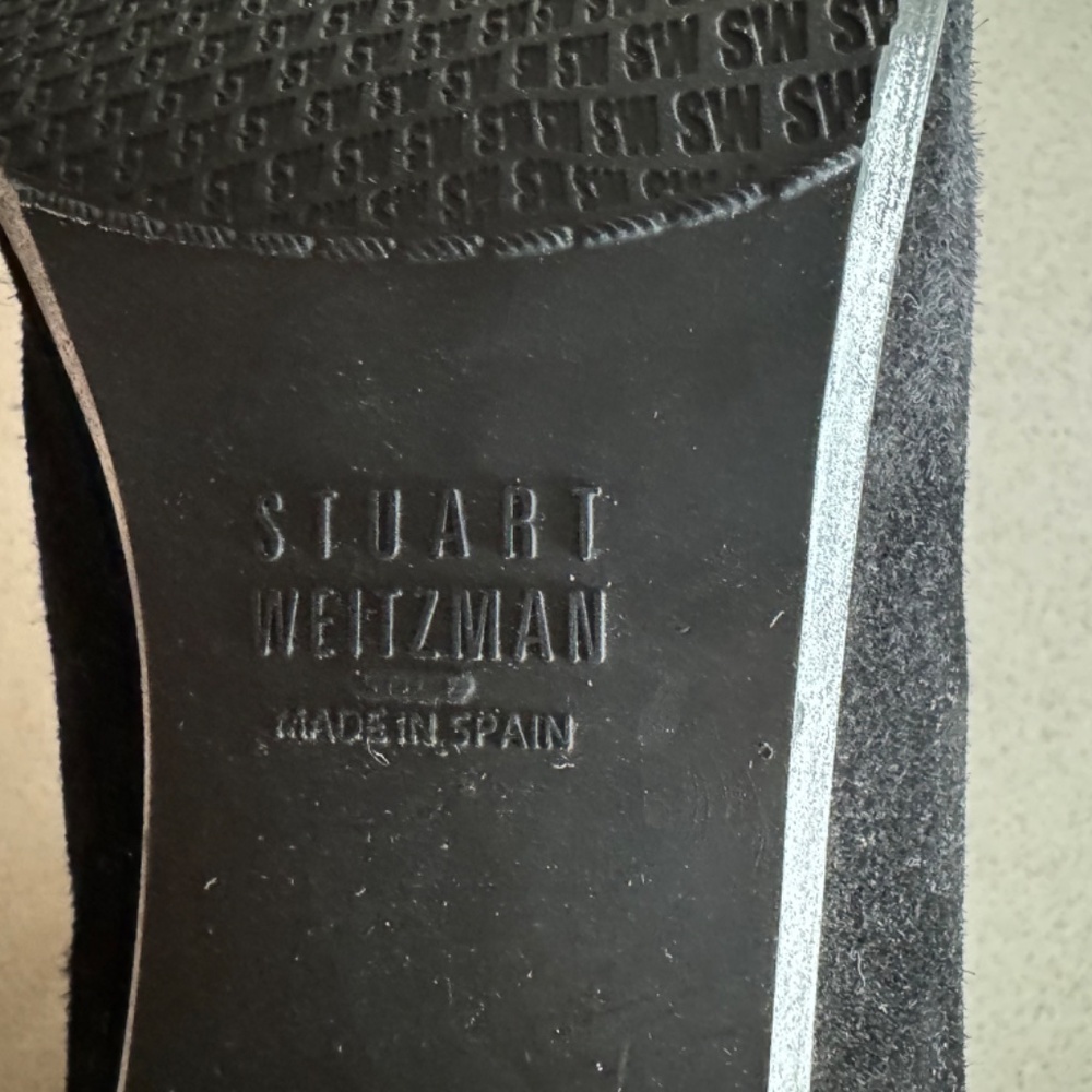 Stuart Weitzman Suede Two-Tone Ankle Boots. Fabul… - image 5